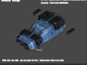 carrier  fighter fleet 3D Model