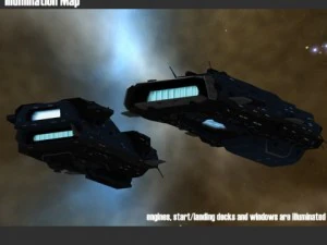 carrier  fighter fleet 3D Model