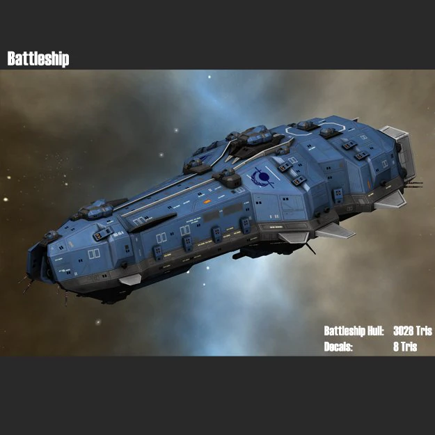 battleship 3D Model .c4d .max .obj .3ds .fbx .stl .blend 