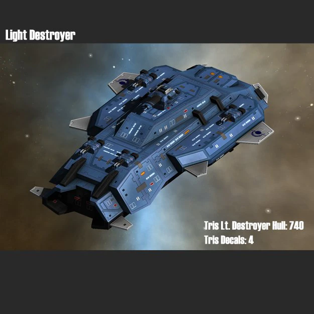 destroyers 3D Model .c4d .max .obj .3ds .fbx .stl .blend 