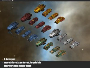 destroyers 3D Model
