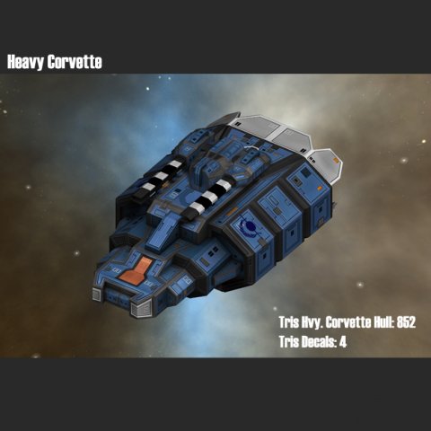 corvettes 3D Model .c4d .max .obj .3ds .fbx .stl .blend 