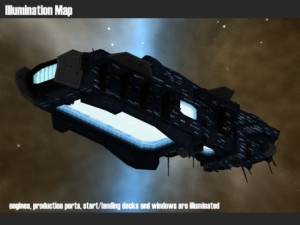 mothership 3D 모델