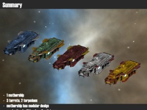mothership 3D 모델