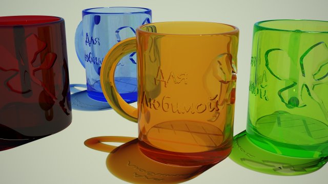 mugs Modello 3D .c4d .max .obj .3ds .fbx .stl .blend 
