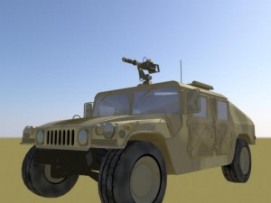 humveedesert version Modelo 3D
