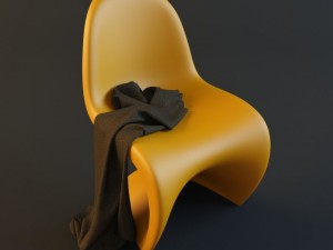 vitra panton Model 3D