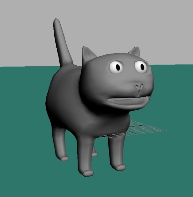 cat 3D Model .c4d .max .obj .3ds .fbx .stl .blend 
