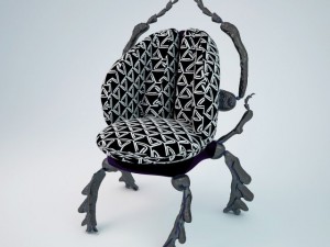 bug chair  armchair 3D-Modell