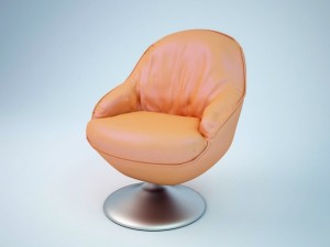 armchair chair lacky Model 3D