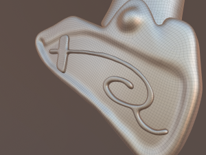 battle axe polys and tris Modelo 3D