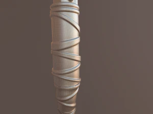 battle axe polys 3D Model