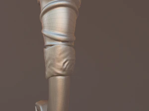 battle axe polys 3D Model