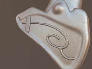 battle axe polys 3D Model