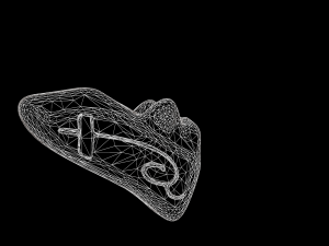battle axe tris 3D Модель
