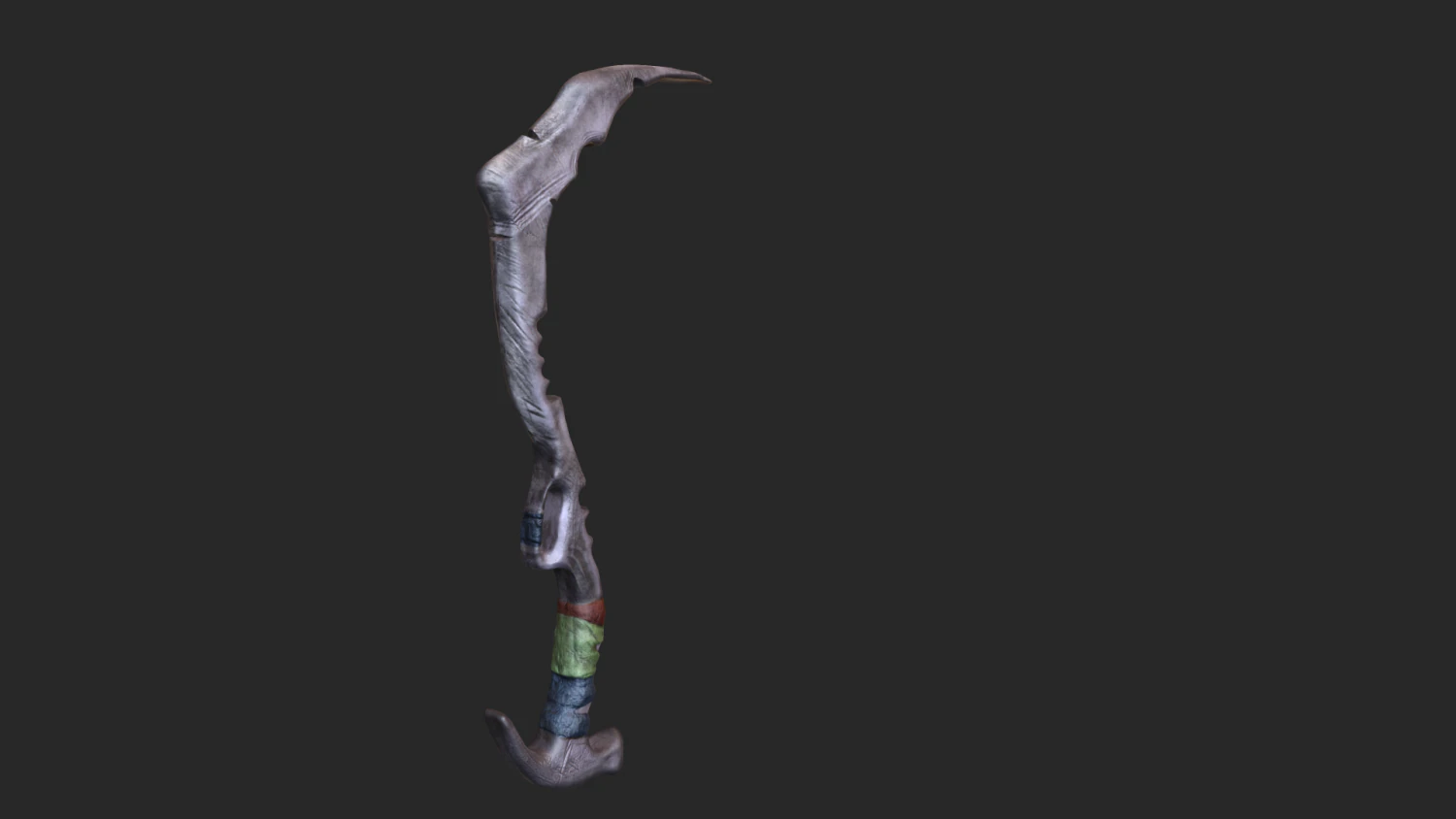 machete high poly 3D Model .c4d .max .obj .3ds .fbx .stl .blend 