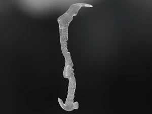 machete high poly 3D Model