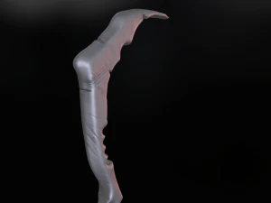 machete mid poly no uv 3D Model
