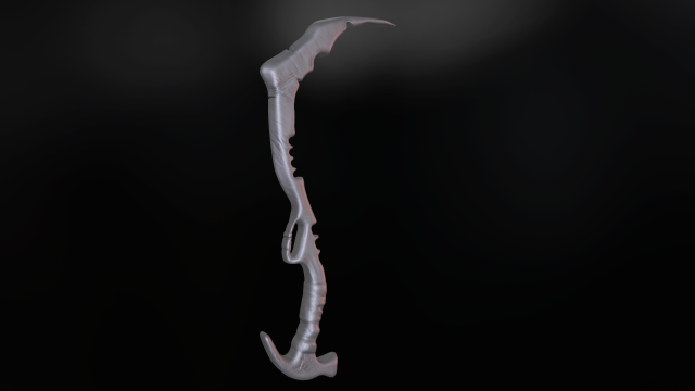 machete mid poly no uv 3D Модель .c4d .max .obj .3ds .fbx .stl .blend 