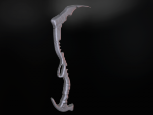 machete mid poly no uv 3D Model