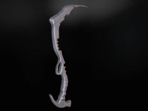 砍刀低聚无紫外线 3D 模型