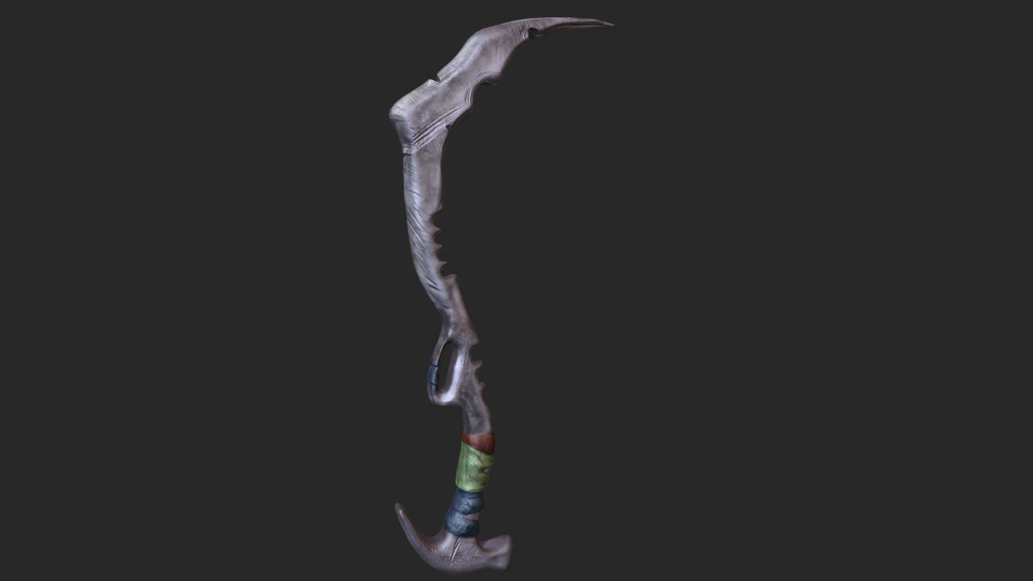 machete low poly 3d 3D Model .c4d .max .obj .3ds .fbx .stl .blend 