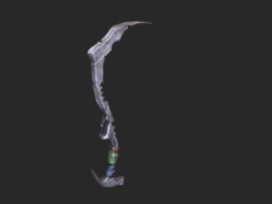 machete low poly 3d 3D Model