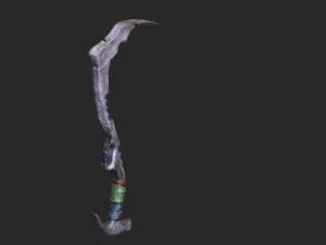 machete low poly 3d 3D Model