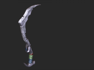 machete low poly 3d 3D Model