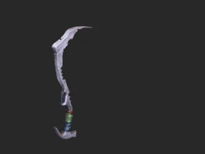 machete low poly 3d 3D Model