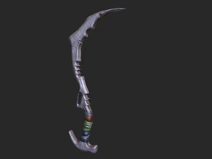 machete low poly 3d 3D Model