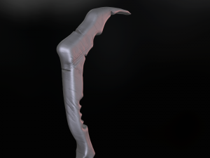 machete low poly 3d 3D Model