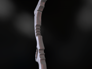 machete low poly 3d 3D Model