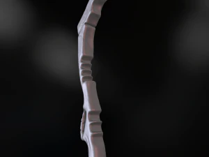 machete low poly 3d 3D Model