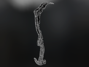 machete low poly 3d 3D Model