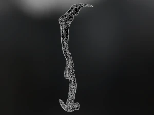machete low poly 3d 3D Model