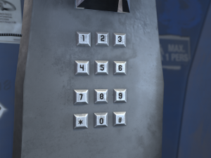 stylized payphone 3D 모델