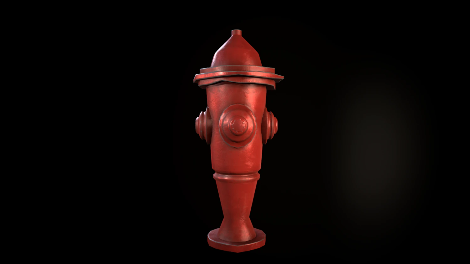 stylized fire hydrant 3D Model .c4d .max .obj .3ds .fbx .stl .blend 