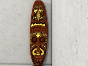 african mask 3D Модель