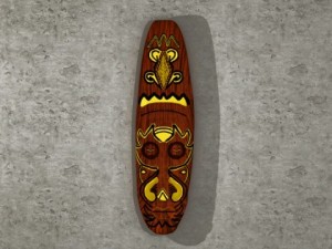 african mask 3D Модель