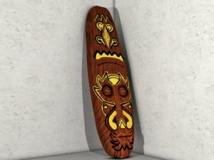 african mask 3D Модель
