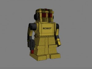 Roboterspielzeug 3D Modell