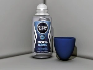 nivea coolkick men care deodorante Modello 3D