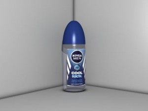 nivea coolkick men care deodorant 3D Модель