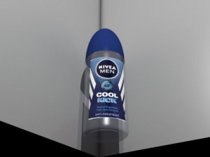 nivea coolkick men care deodorant 3D Модель