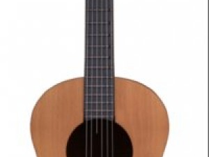 low poly acoustic guitar Modello 3D