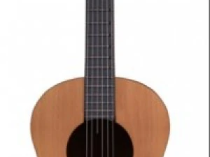 gitar akustik poli rendah Model 3D