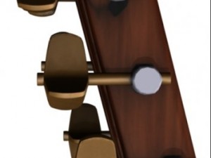 low poly acoustic guitar Modelo 3D