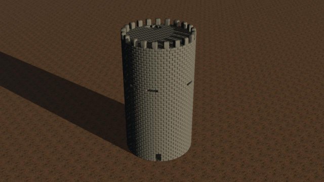 tower 3D Model .c4d .max .obj .3ds .fbx .stl .blend 