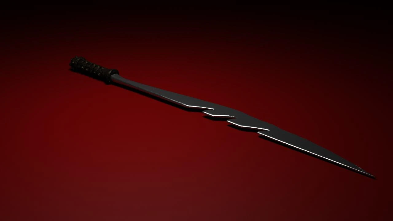 sword 3D Model .c4d .max .obj .3ds .fbx .stl .blend 